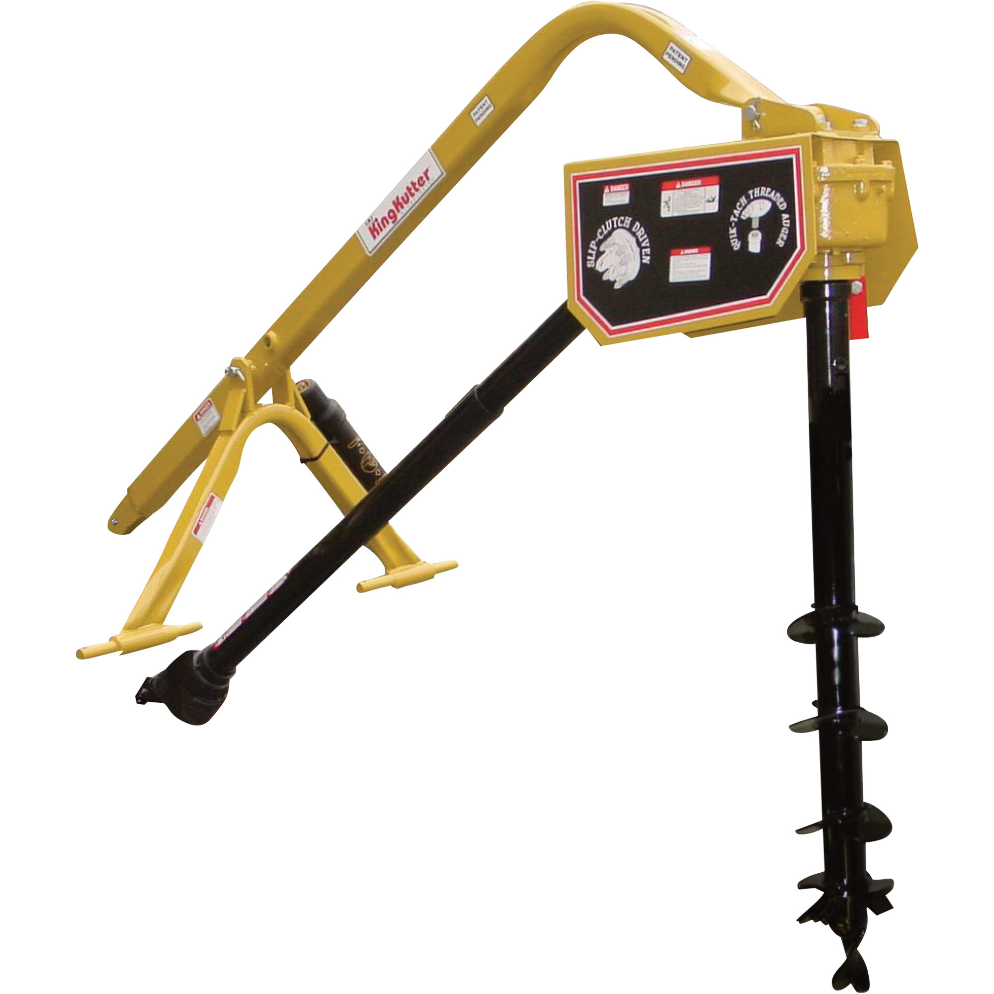King Kutter PTO Posthole Digger, With 6in. Auger, Model# PHD-06-SC-YK